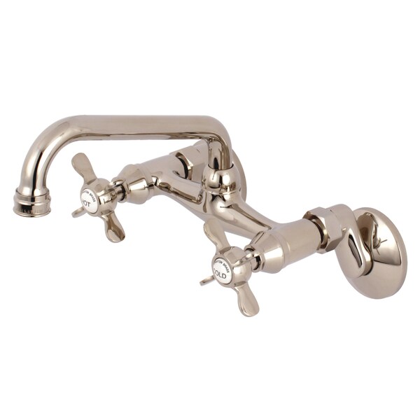 KS113PN 6-Inch Adjustable Center Wall Mount Kitchen Faucet
